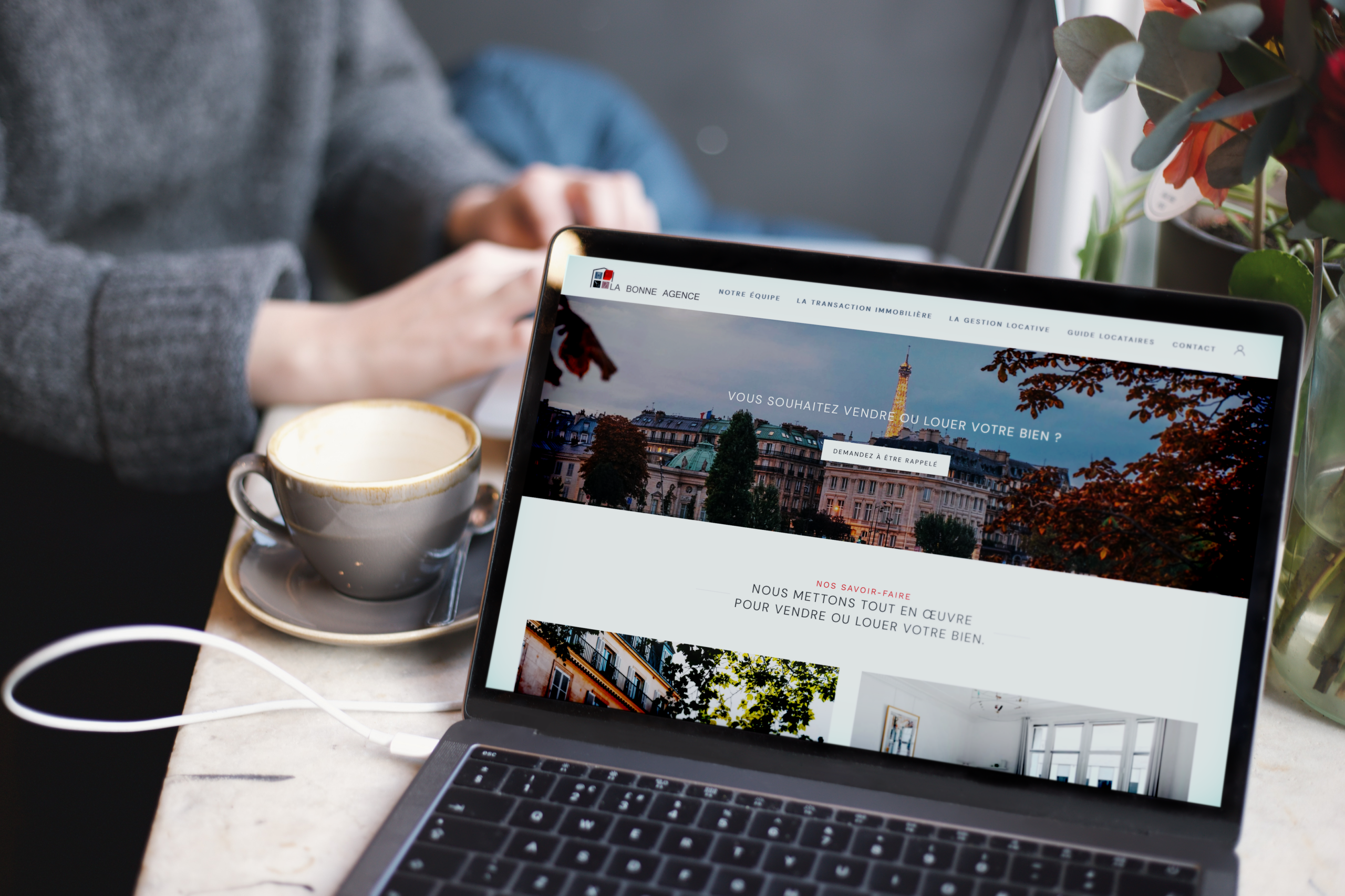 Site web conçu par l'agence — La Bonne Agence